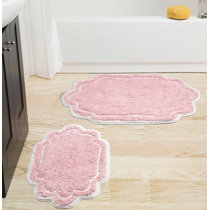 Red Barrel Studio® Bastine Ultra Soft Bathroom Rugs with Non-Slip