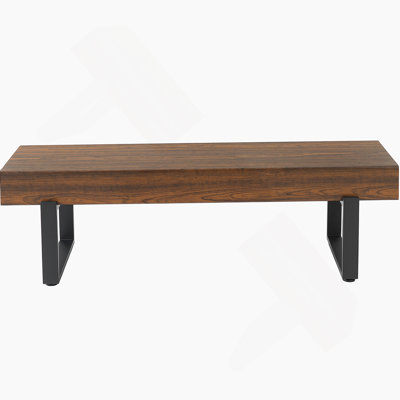 Banc rembourré pour la chambre à coucher à l'extrémité du lit, banc en bois d'hévéa de L 59 po pour le salon avec coussin rembourré, banc à chaussures polyvalent pour vestibule, espresso