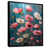 Toile avec cadre flottant noir
