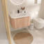 Meuble-lavabo mural moderne incurvé Modern-1613012739