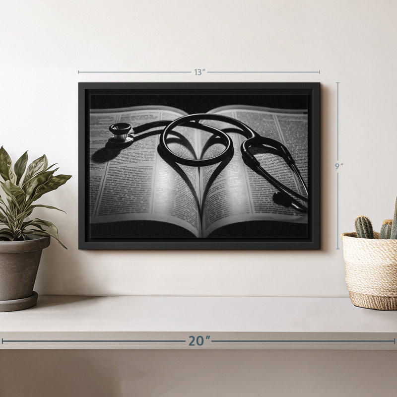 "Reproduction sur toile", H 9 po x l 13 po