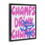 Cadre flottant champagne Champs Drink, design par House of Lulu