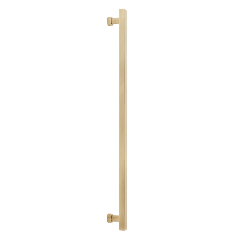 Schaub NOHO Square Appliance Pull (Concealed Surface Mount), Vintage Brass, 18"