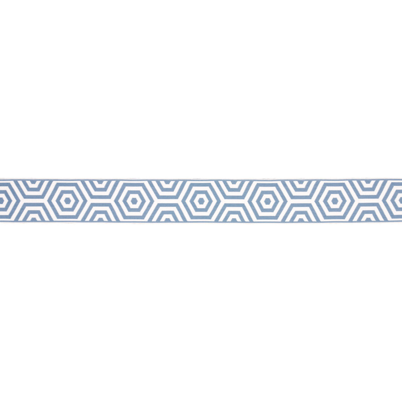 Schumacher x Mary McDonald Bees Knees Indoor/Outdoor Tape, Sky