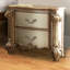 Table de chevet 2 tiroirs en bois-411525766