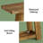 Narrow Sofa Table,Two-Tier Console Table,Wooden Entryway Table