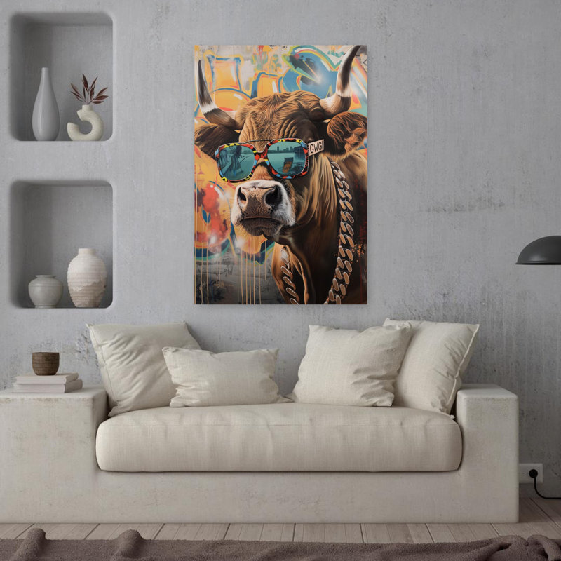 Art contemporain, art moderne, H 36 po x l 24 po