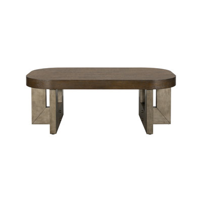 Isla Oval Wood Cocktail Table