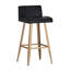 Dani Upholstered Stool with Metal Frame-101430262