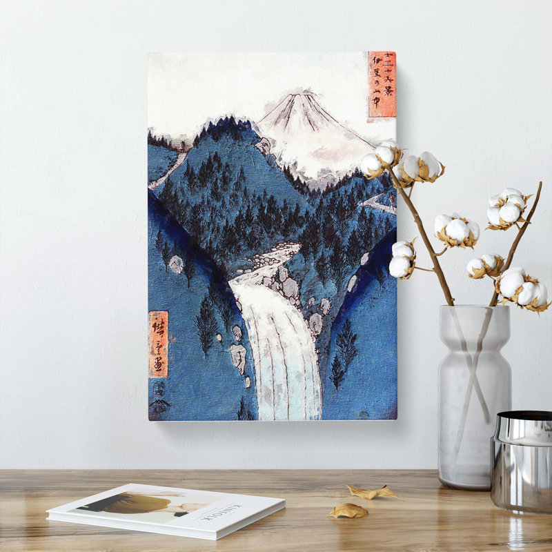 View of Fuji by Utagawa Hiroshige - Wrapped Canvas, 76cm H x 50cm W x 3cm D