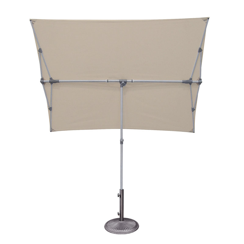59.4'' x 83.16'' Rectangular Market Umbrella, Antique Beige