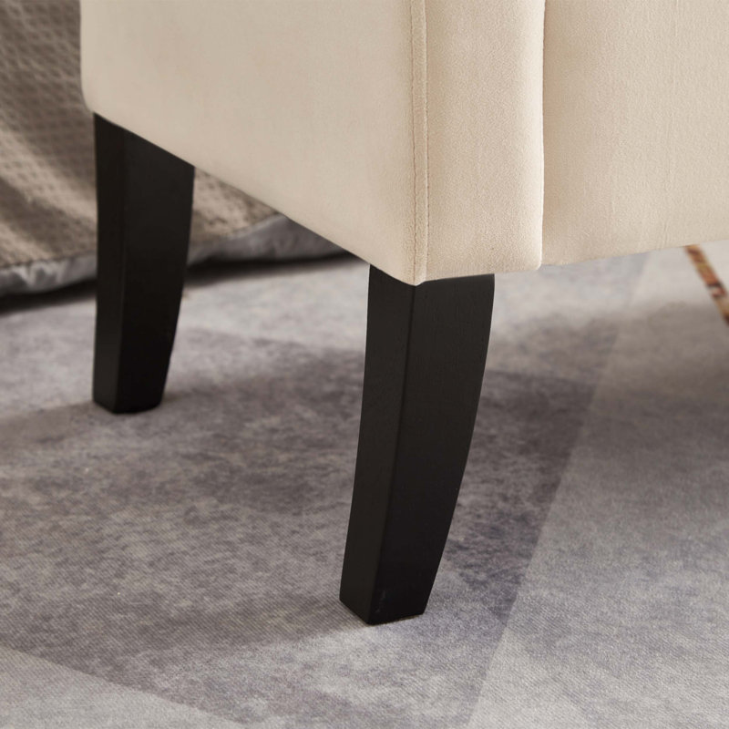51.5" Bed Bench, Beige