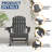 Set Of 6 Hdpe Folding Adirondack Chair-348644801