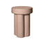 TORU Ceramic Side Table - Off White-1208260634