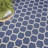 Kurmanbek Geometric Reversible Indoor / Outdoor Area Rug in Navy-1584969272