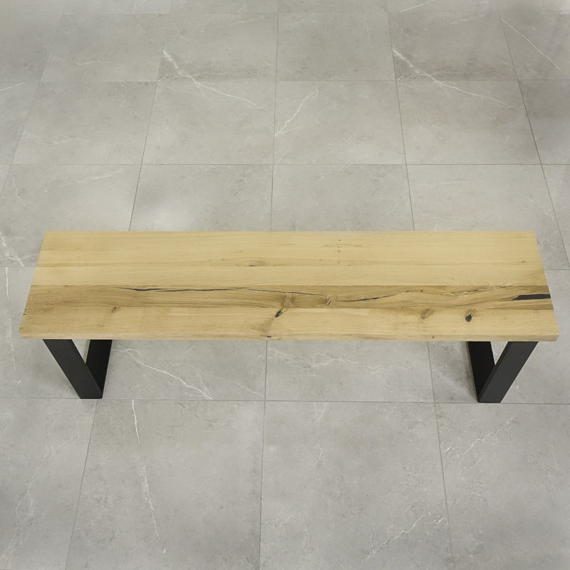 Finadeni Upholstered Bench, Beige, 49cm H x 120cm W x 40cm D