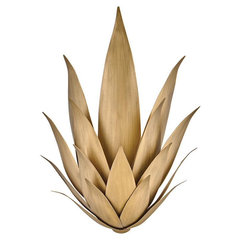 Agave 2 - Light Flush Mounted Sconce, Bronze