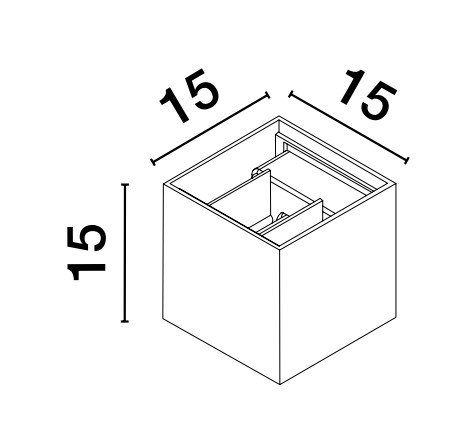 2 - Bulb Integrated LED Outdoor Flush Mount, White