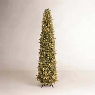 Pencil Pre-Lit Spruce Tree