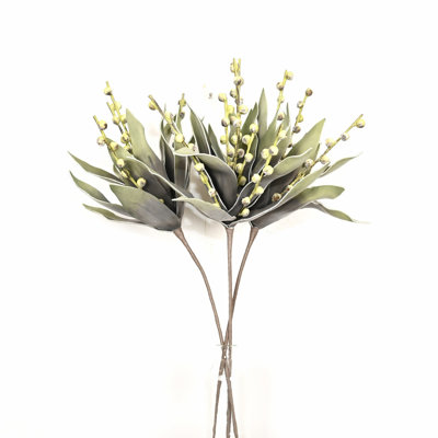 36" Artificial Willow Buds Floral Arrangement For Vase Filler, Farmhouse Greenery Foliage Branch Long Stem Floral Bulk Bouquet For Wedding Party Home Office Table Centerpiece Shelf Decorations