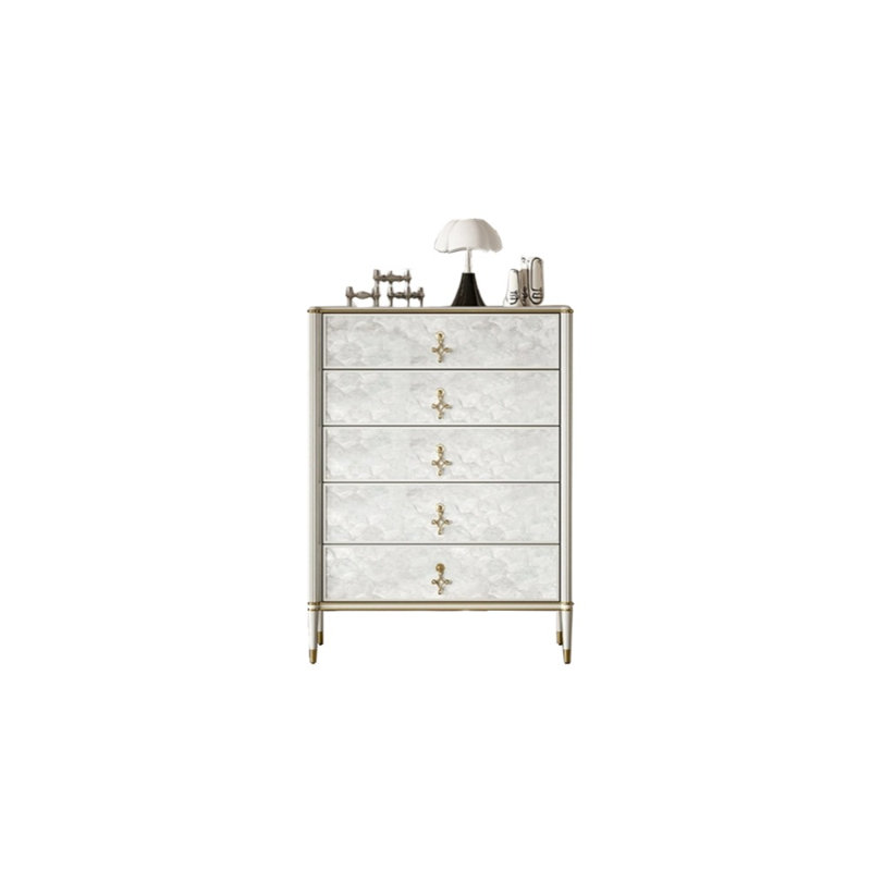 Commode d'appoint en bois massif laqué Shell