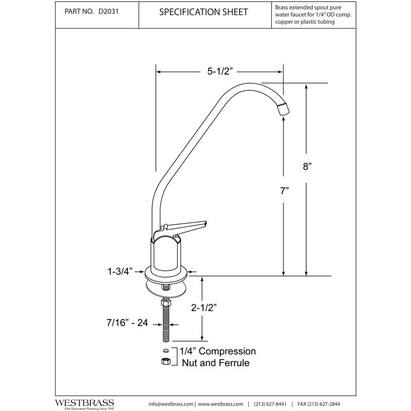 Westbrass Kitchen Faucet with Soap Dispenser, Satin Nickel