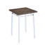 Table de bar carrée avec finition en chêne pour une utilisation quotidienne élégante, ajoutant une touche contemporaine