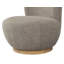 Ensemble 2 pièces de fauteuil pivotant Maya
