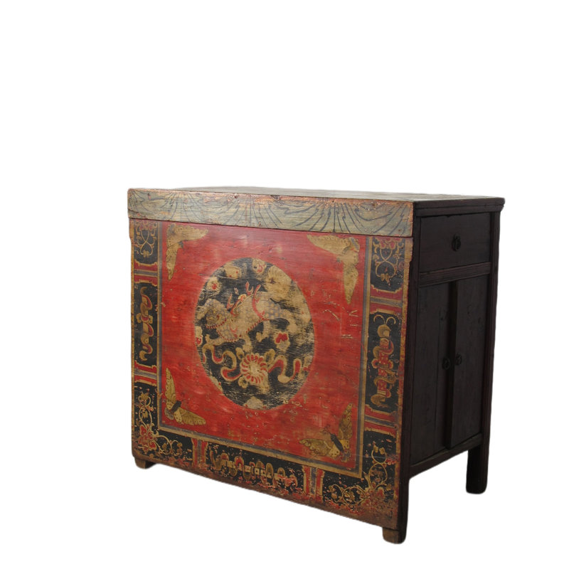 Solid Wood Accent Cabinet