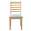 Ensemble de table de salle à manger extensible 5 pièces, table de ferme avec rallonge 18 ", table de cuisine rustique en bois 78" et chaises rembourrées 4 pièces, ensemble de table de salle à manger extensible, naturel et beige-1688039047-1688039044