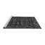 Tapis oriental en chenille / polyester tissé à la machine en gris / noir Lyndzie-583072870