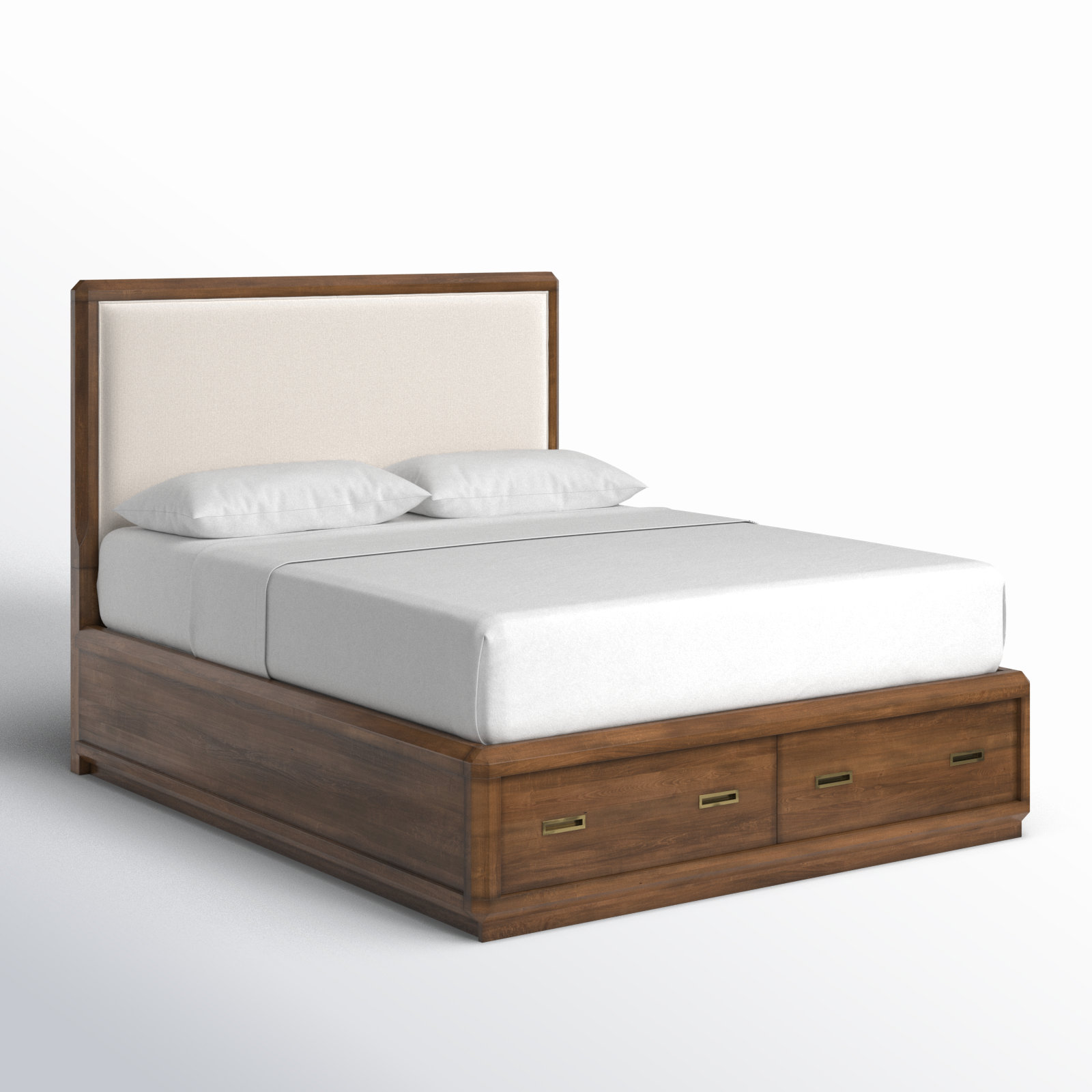 Upholstered Storage Bed, Queen