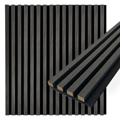 Acoustic Wood Panels for Wall | 94.5” x 5” Each | Soundproof Panelling
