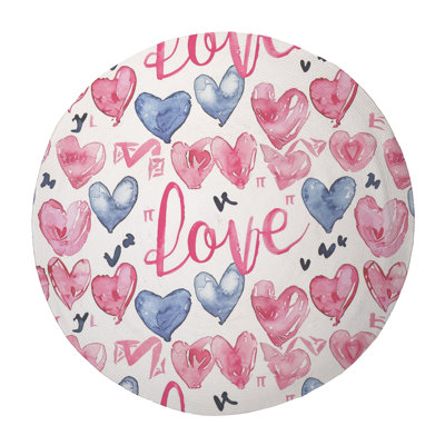 Loving Text Designs Braided Rug