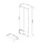 Austi 180 cm H x 60 cm W Standard Bookcase
