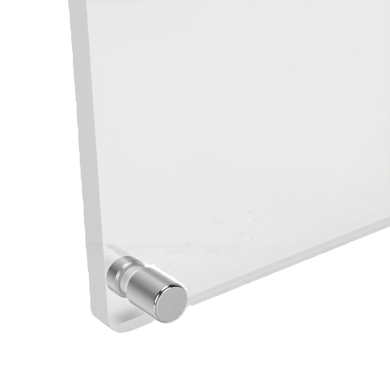 Cadre photo sans cadre 8x8 pouces en acrylique transparent, flottant, pour photo, certificat, œuvre d'art, famille, 20 cm de côté