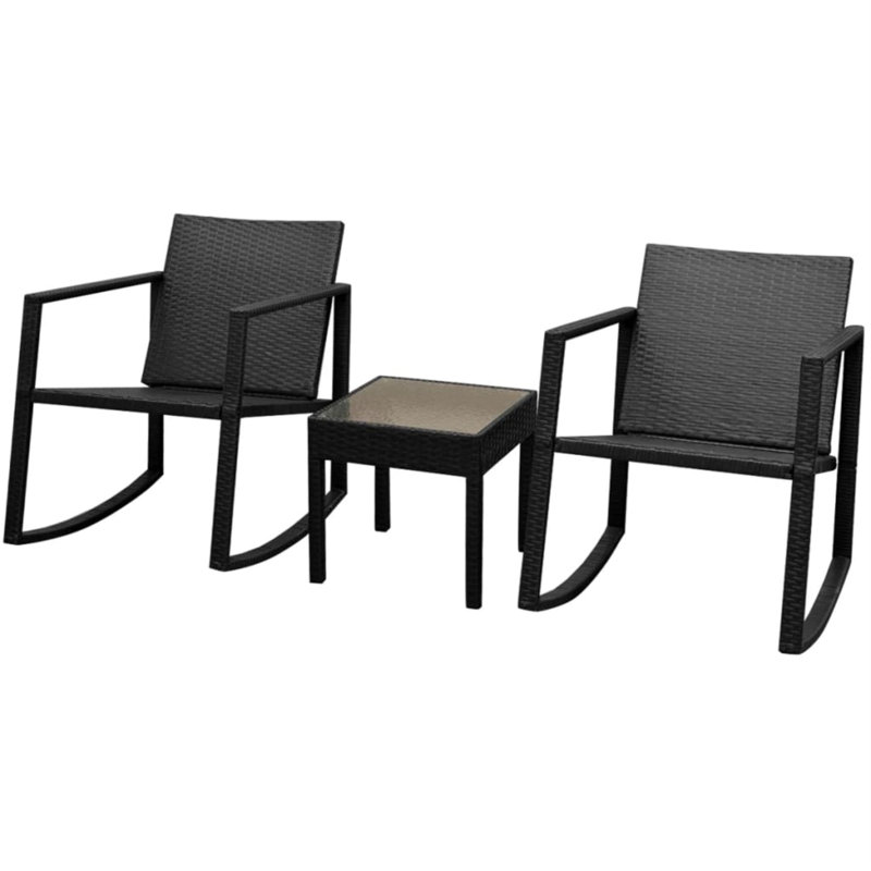 Two Person Seating Group, Black