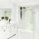 Winslow 46" W x 35" D x 74" H Sliding Frameless Shower Enclosure with 3/8  Clear Glass