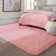 Solid Rug Soft Fluffy Pink Indoor Area Rug for Living Room Bedroom Nursery Kids Room