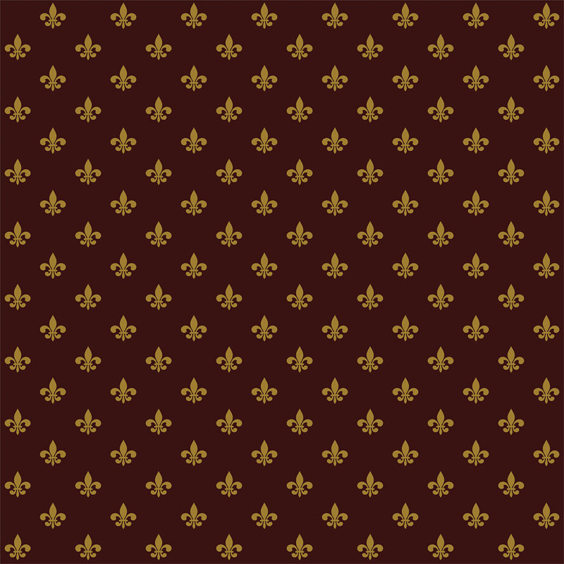 Redwood Gold Fleur De Lis Twin Duvet Cover Set