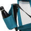 Chaise de camping bleue, pliable et portable avec dossier inclinable, pour l'extérieur, 2 pièces, dossier réglable.