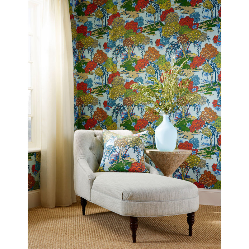 SEA OF TREES - WALLCOVERING, Blue Ridge