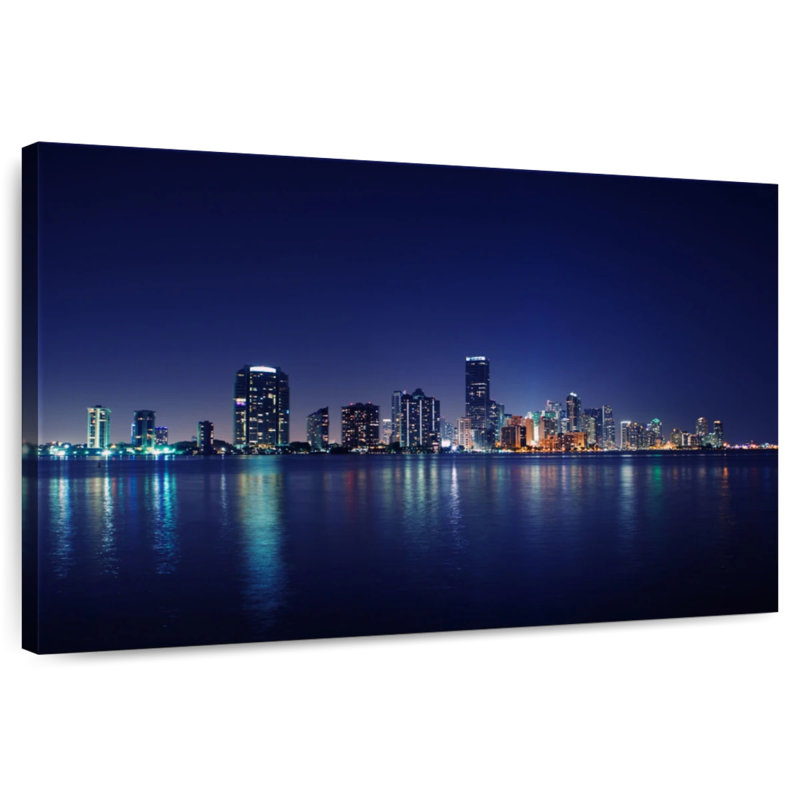 Sireci Miami Skyline Night