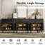 Grande armoire buffet avec tiroirs et portes 94,5 po Feller-132716016