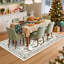 Tapis de jardin de Noël en velours perlé rétro pour le salon, la chambre à coucher ou le vestibule-1540112579