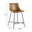 Tabouret de comptoir en similicuir Aobh-1339784389