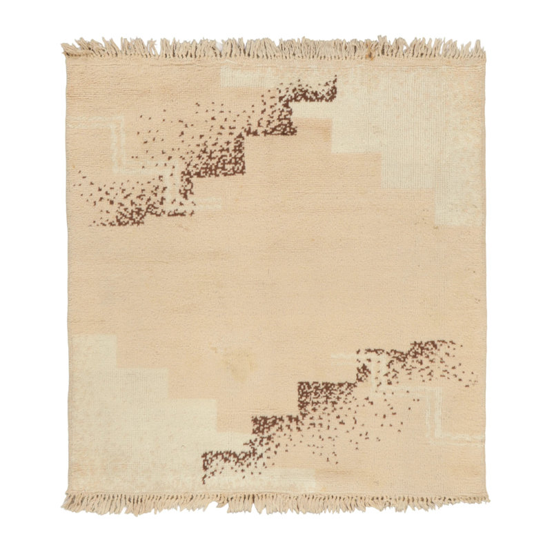 One-of-a-Kind 5'x5'7 Hand Knotted Area Rug