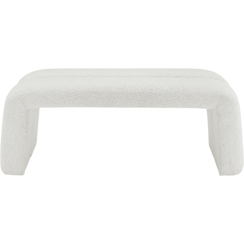 Hiromu Boucle Fabric Upholstered Bench