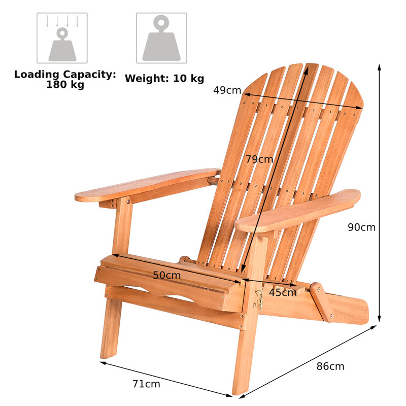 Itasca Outdoor Adirondack Chair