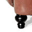 Fauteuil inclinable manuel rembourré en similicuir de 50 po de largeur-1148704089
